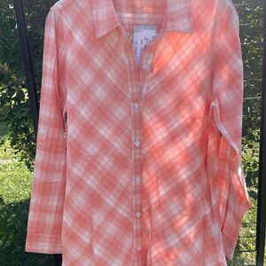 Plaid Peach Shirt